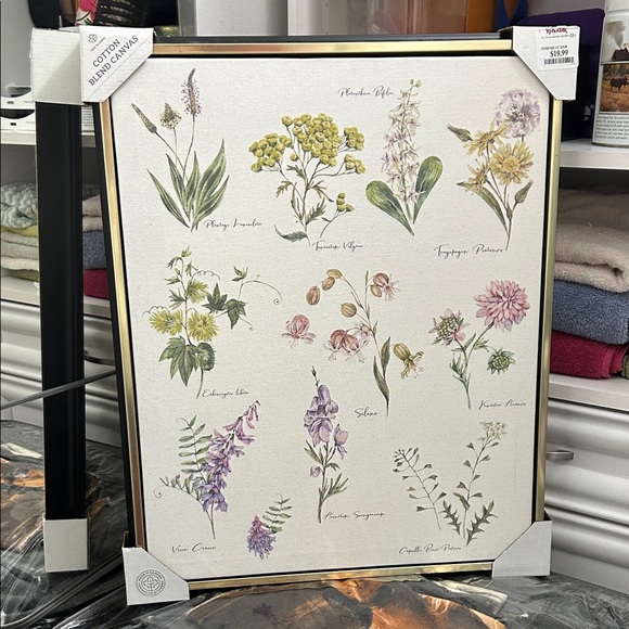 Floral Botanical Canvas Art - Picture 5 of 6